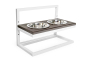 Купить Lift Brown Wood + White Миски на подставке с регулируемой высотой
