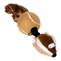 Кипити GiGwi Catch & fetch Іграшка для собак, Борсук з 2-ма пищалками, 32 см