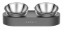 Кипити FRESH NANO-METAL Pet Cat TWO Bowl Stand Миска для собак і котів