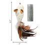 Купить Refillables Feather Mouse Игрушка для кошек, Мышь с перьями