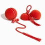 Кипити Wicked Ball Duo2 (Vintage Red) Розумна інтерактивна іграшка для котів 2-в-1