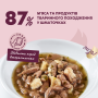 Купить Кусочки с уткой, куриным филе и шпинатом в соусе