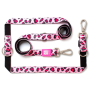 Купить Multi-Function Leash Leopard Pink Поводок для собак