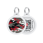 Кипити WAUDOG Smart ID Адресник з QR-паспортом "Камо сірий"