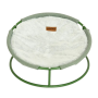 Купить Pet bed round plush light green Складной лежак для домашних животных
