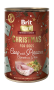 Кипити Dog  Monoprotein Різдвяна консерва для собак з коропом та картопляним салатом