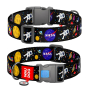 Купить WAUDOG Nylon «NASA» Ошейник для собак нейлоновый с QR паспортом, пластиковый фастекс