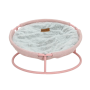 Купить Pet bed round plush pink Складной лежак для домашних животных