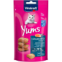 Купить Yums Подушечки для кошек, лосось и Омега 3