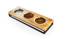 Кипити Lunch Bar Natural Wood + Black Три миски на підставці