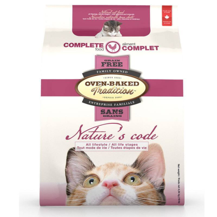 Oven Baked Tradition Nature s Code Cat Chicken Grain Free