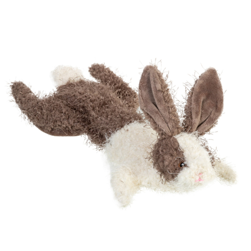 GiGwi Plush Игрушка для собак Заяц, шкурка с пищалкой