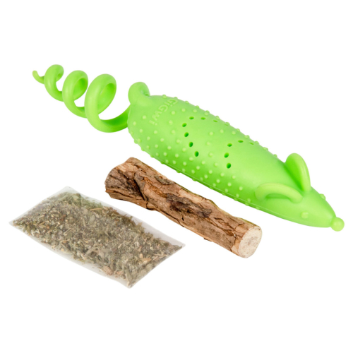 Gigwi catnip Игрушка для кошек, мышка резиновая