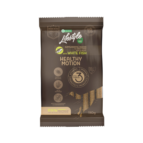 Lifestyle Grain Free White fish Healthy Motion Беззерновые лакомства с белой рыбой для активных взрослых собак всех пород