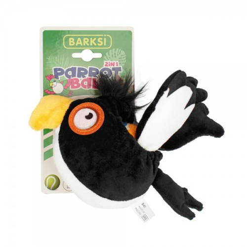 Parrot Ball 2in1 Игрушка для собак Попугай с теннисным мячом