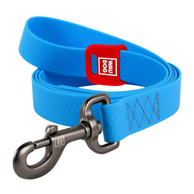 WAUDOG Waterproof Поводок для собак водостойкий, голубой, 500 см