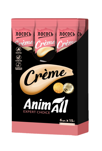 Сrème Ласощі для котів зі смаком лосося