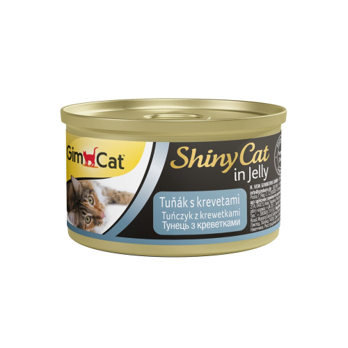 Shiny Cat консерви для котів, з тунцем і креветками