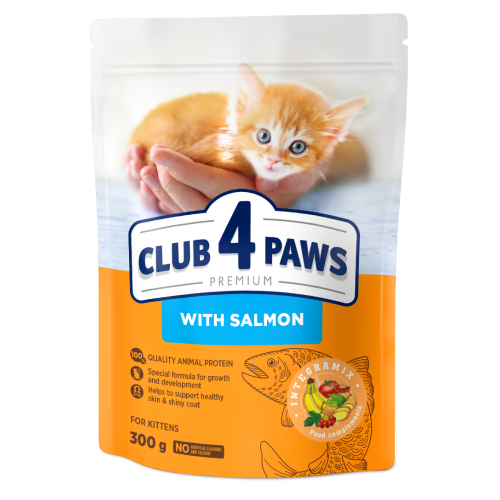 For Kittens Salmon - сухой корм с лососем для котят