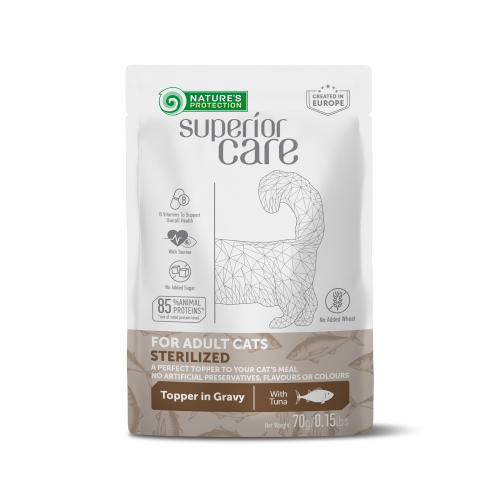 Superior Care Adult Cats Sterilised Tuna Влажный корм для стерилизованных кошек с тунцом