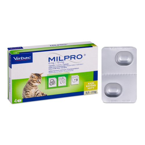 Milpro - Таблетки Мильпро противопаразитарный препарат для котят