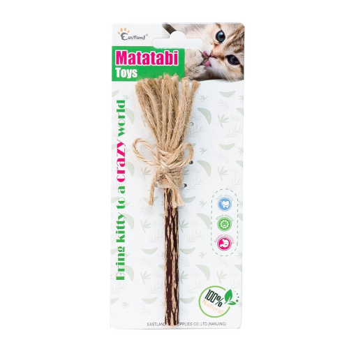 Игрушка для кошек, метла из мататаби
