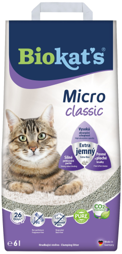 Micro Classic Бентонитовый наполнитель для кошачьего туалета