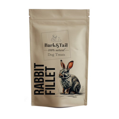 100 % Rabbit Fillet Натуральное лакомство для собак чипсы из филе кролика