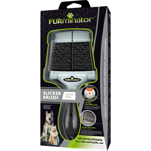Slicker Brush Щетка-пуходерка для кошек и собак, жесткая