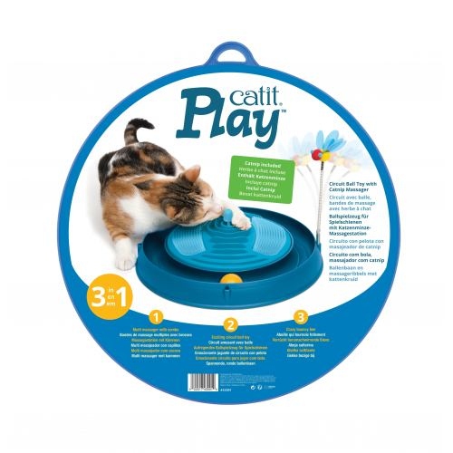 Circuit Ball Toy with Catnip Massager – интерактивная игрушка для кота