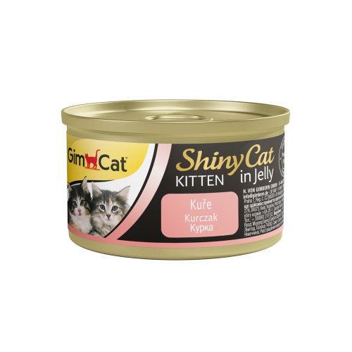 Shiny Cat консервы для котят, с курицей
