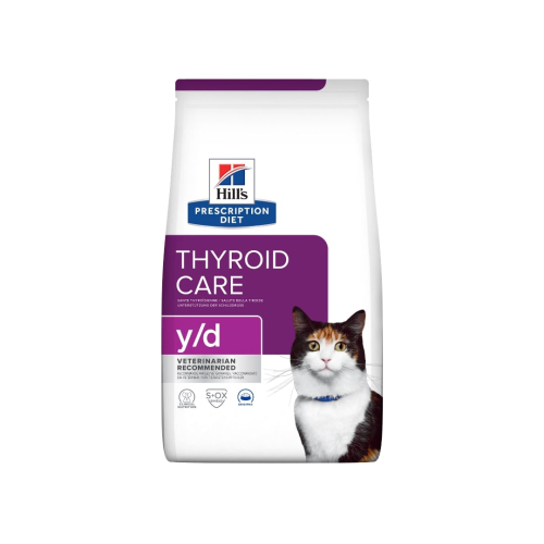 PD Feline Y/D Thyroid Care Лікувальний сухий корм для підтримки здоров’я щитоподібної залози у котів