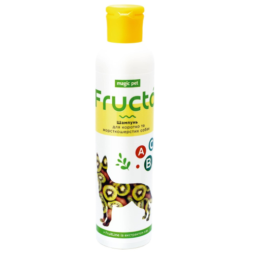 Fructa Шампунь для жесткошерстных собак с экстрактом киви