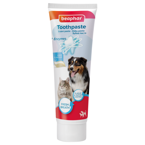 Toothpaste Liver Зубная паста со вкусом печени для собак и кошек