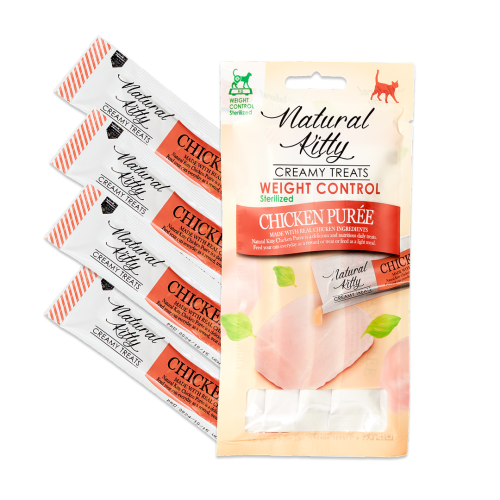 Fuctional Creamy Treat Chicken Puree Weight Control/Sterilised Крем-снеки для кошек, куриное пюре (контроль веса/для стерилизованных)