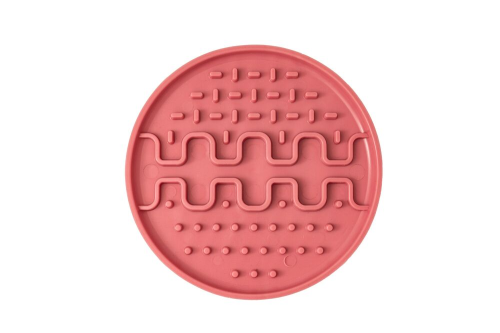 Lollipop Mini Килимок для злизування ласощів та їжі, рожевий