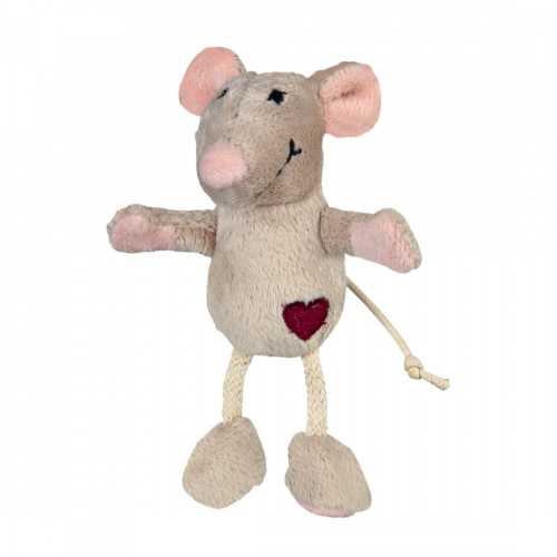 Mouse with heart Игрушка Мышка с сердцем для кошек