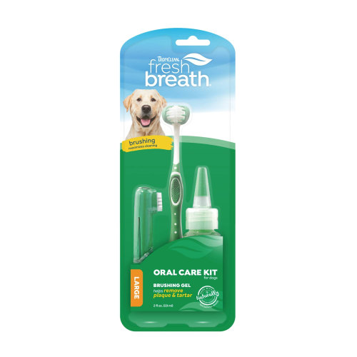 Fresh Breath Набор для ухода за полостью рта "Свежее дыхание", для собак больших пород