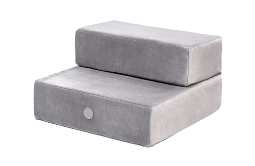 Tetris Grey Velur single Ступеньки для собак