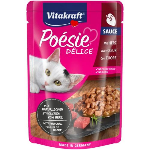 Poésie Délice Влажный корм для кошек, сердца в соусе