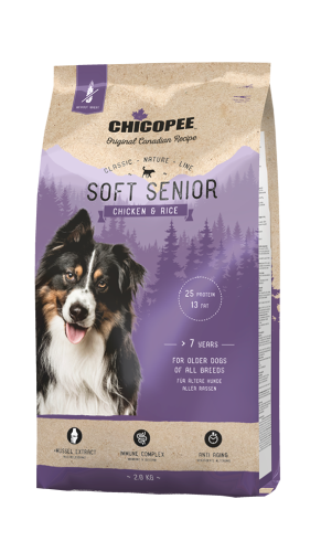 CNL Senior Soft Chicken & Rice Напіввологий корм із куркою та рисом для собак похилого віку всіх порід старше 7 років