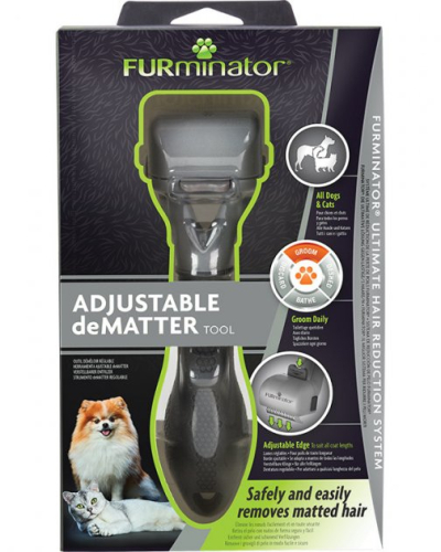 Adjustable deMatter Ковтунорез регулируемый для собак и кошек