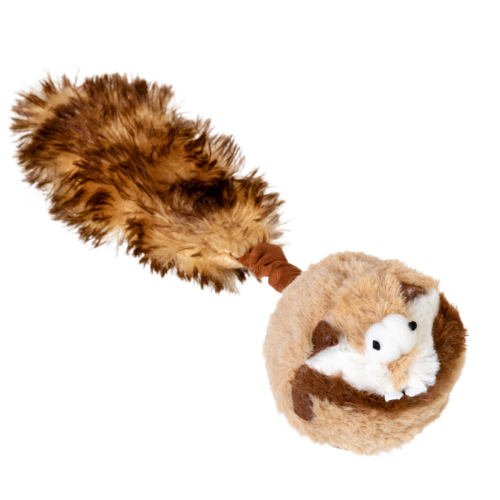 GiGwi Catch & fetch Игрушка для собак, Барсук с 2 пищалками