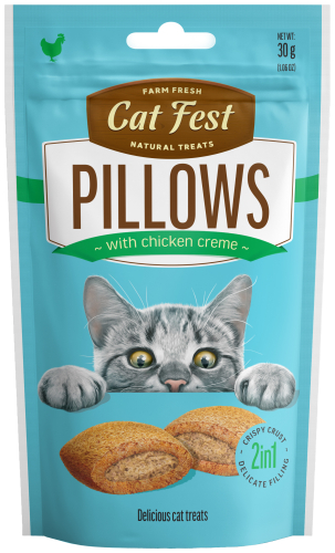 Cat Лакомство для кошек подушечки с кремом курицы