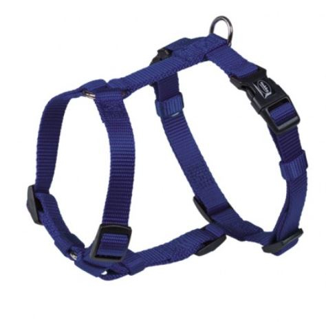 Classic H-shaped Harness Шлея для собак с плавной регулировкой размера и классическим фастексом, синяя