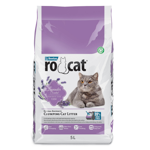 Cat Litter Lavender Бентонитовый наполнитель для кошачьего туалета с ароматом лаванды