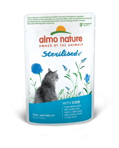 Holistic Functional Cat Sterilised with Cod Влажный корм для стерилизованных кошек с треской