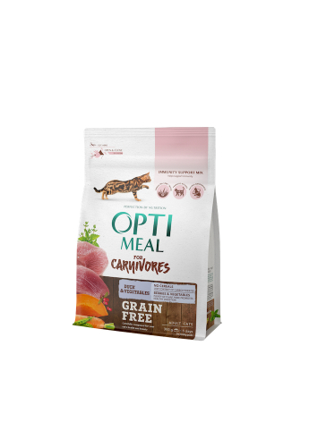 Adult Cat Grain Free Duck & Vegetables - беззерновий сухий корм з качкою та овочами для дорослих котів