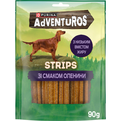 Stripes Лакомство для взрослых собак, полоски, со вкусом оленины