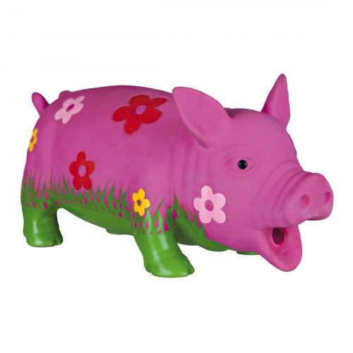 Pig with flowers – игрушка для собак